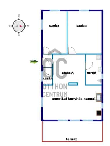 Dunafalvai családi ház eladó - 88 nm - Duna-part közelében
