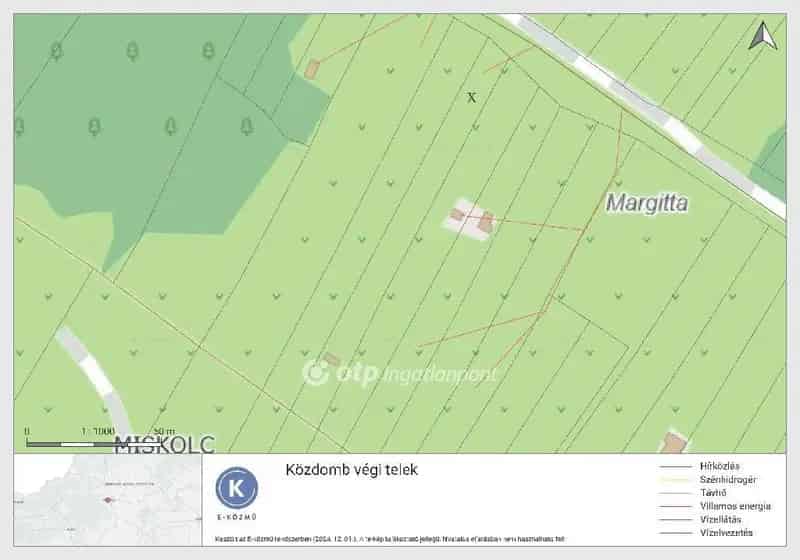 Miskolci zártkerti ingatlanrész eladó - 1294 m2 - kiváló befektetés