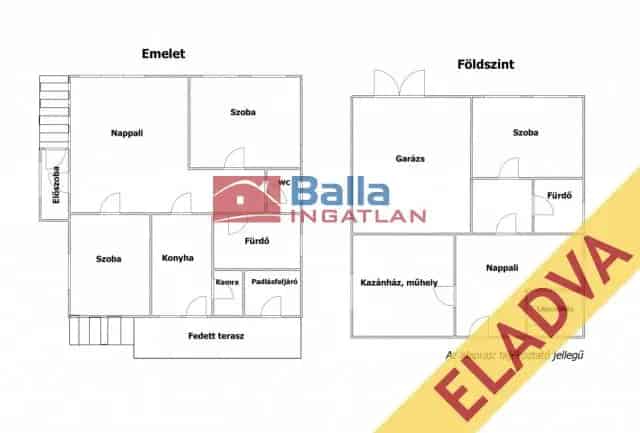 Fót 155nm-es 5 szobás családi ház eladó