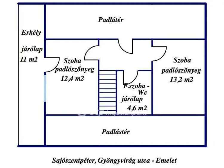 Sajószentpéter Kertvárosi 140m2-es 4 Szobás Családi Ház Eladó