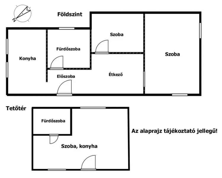 Családi ház eladó Sülysápon 3 szobával és külön bejáratú tetőtérrel