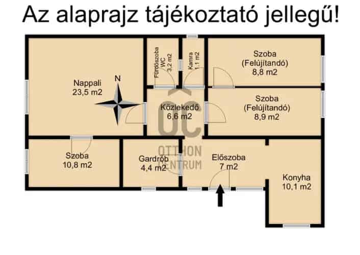 Dunavecsei eladó családi ház felújítandó állapotban H478629