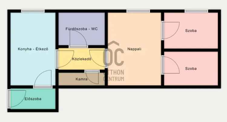 Debrecen Belváros 60 nm 3 szobás felújított lakás