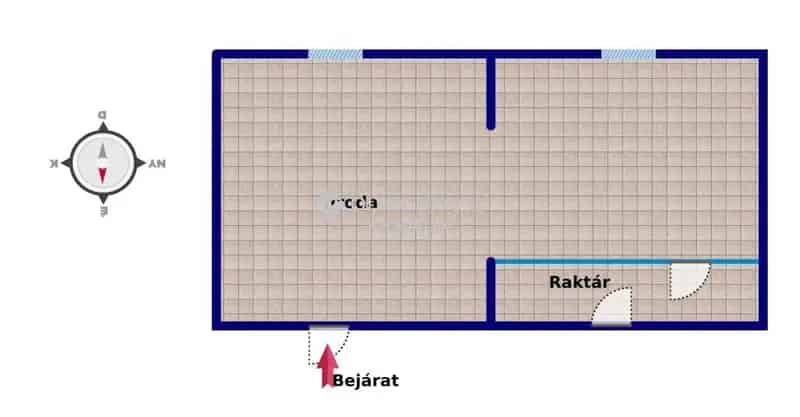 Pécsi Iparos ház 30m2-es felújított ingatlan eladó