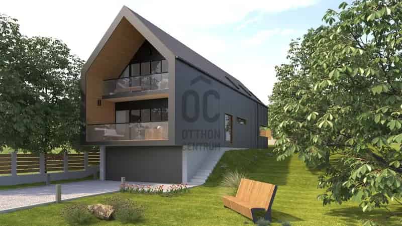 Tahitótfalu csendes telek eladó - 870 m2 - kész tervvel