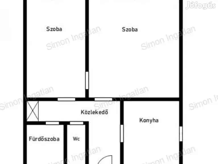 Kecskemét Belvárosi 53nm-es 2 Szobás Erkélyes Panel Lakás Eladó