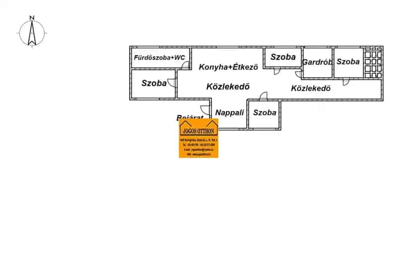 Eladó ház Nagycserkeszen 101 nm nappali 4 szobával
