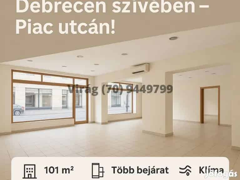 Eladó Üzlethelyiség Debrecen Belvárosában 101 nm