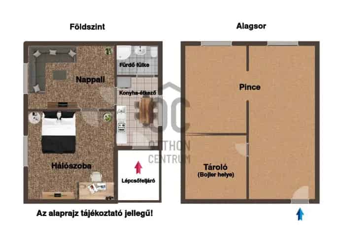 Lábatlan családi ház eladó felújítandó 59nm 300nm telekkel